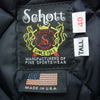 schott ショット 613UHT HORSEHIDE ONESTAR TALL USA製 ホースハイド ワンスター トール レザー ライダース ジャケット ブラック系 40【美品】【中古】