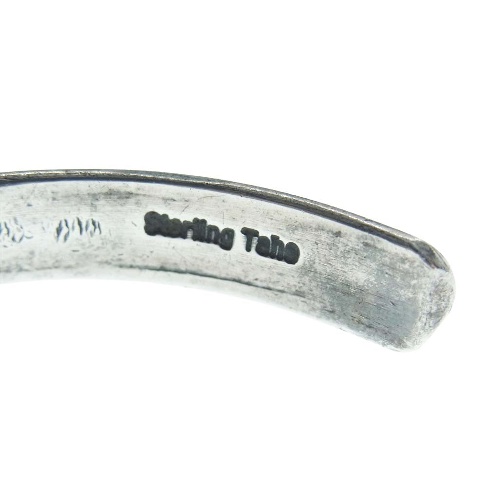 ナバホ族 Tahe刻印 インディアンジュエリー スタンプワーク