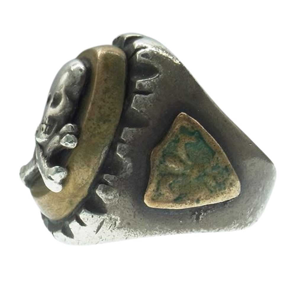 HTC メキシカンリング　スカル　指輪 HTC エイチティーシー スカル メキシカン リング シルバー系 17号