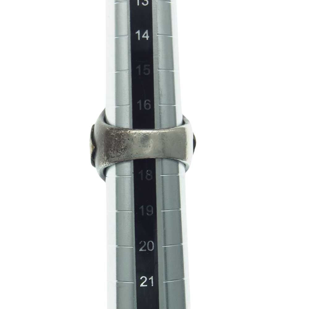 HTC エイチティーシー スカル メキシカン リング シルバー系 17号