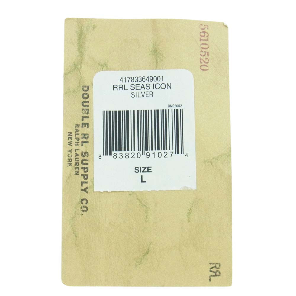 RRL ダブルアールエル MARRJWL0K320011040 USA製 RRL SEALS ICON ハンドメイド スターリングシルバー ID ブレスレット シルバー925 シルバー系【中古】
