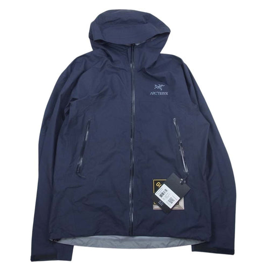 ARC'TERYX アークテリクス X000005599-140871 BIRD AID付属 国内正規品 Beta Jacket ベータ ナイロン シェル マウンテン パーカ ジャケット ネイビー系 L【新古品】【未使用】【中古】