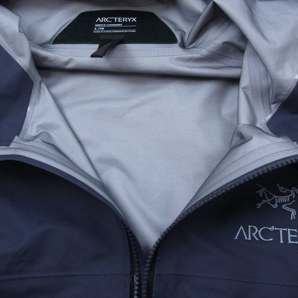 ARC'TERYX アークテリクス X000005599-140871 BIRD AID付属 国内正規品 Beta Jacket ベータ ナイロン シェル マウンテン パーカ ジャケット ネイビー系 L【新古品】【未使用】【中古】