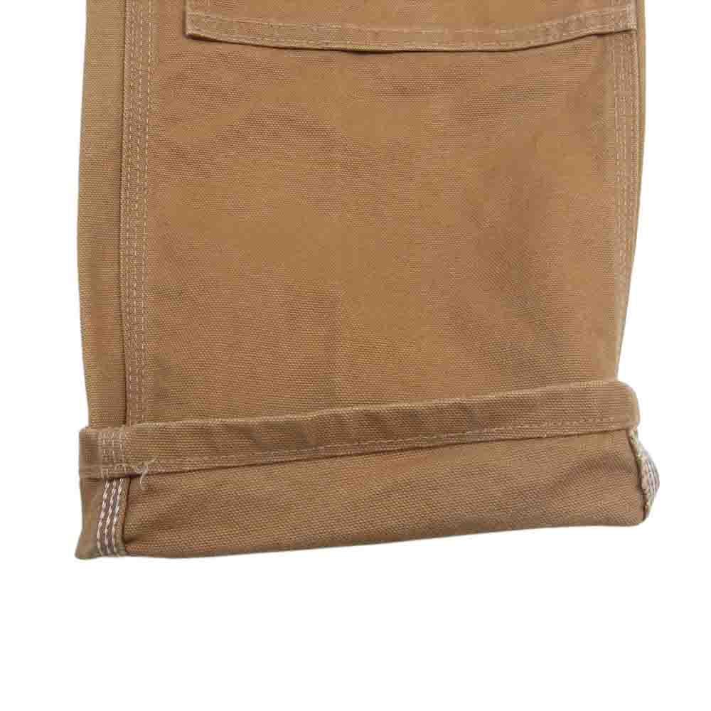 Carhartt カーハート Double Knee Carpenter Pants ダブルニー ダック ペインター　パンツ ブラウン系 34×32【中古】