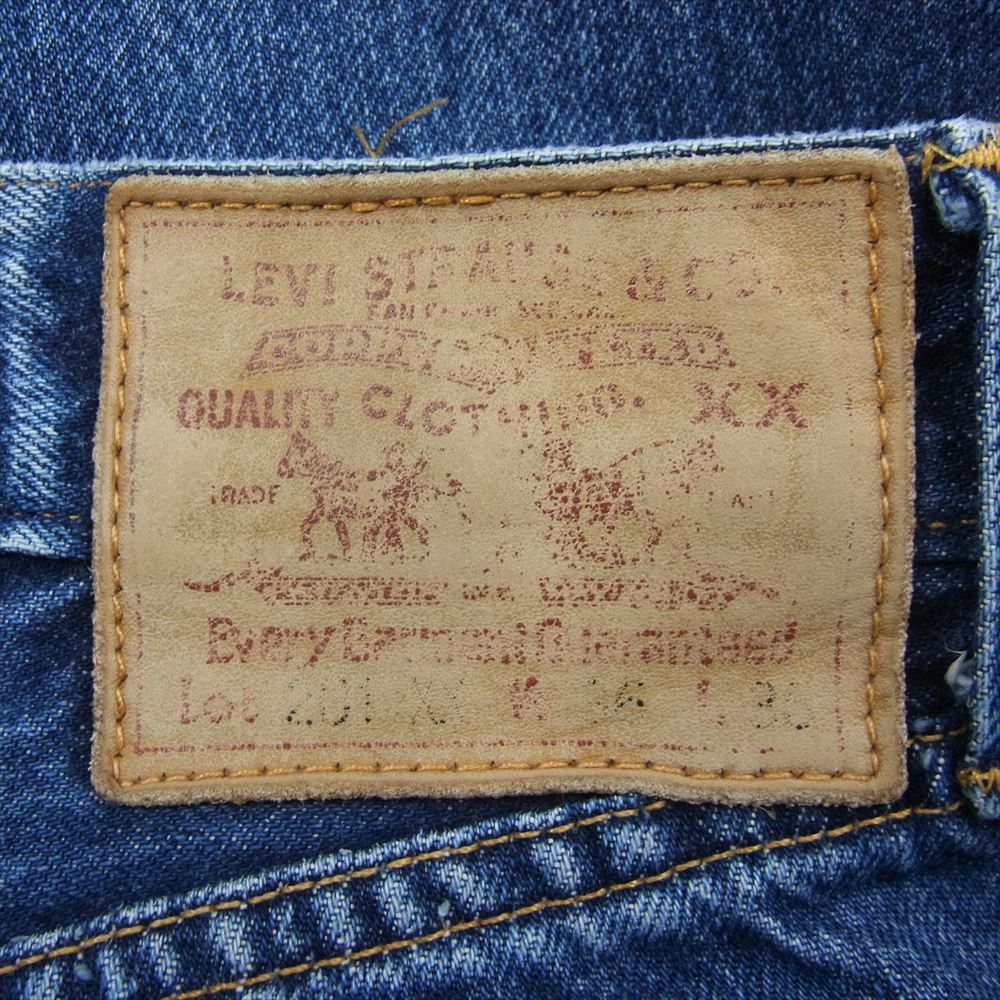 Levi's リーバイス 97年製 バレンシア工場製 201xx デニム パンツ 555刻印 インディゴブルー系 36【中古】