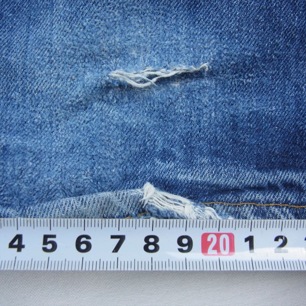 Levi's リーバイス 97年製 バレンシア工場製 201xx デニム パンツ 555刻印 インディゴブルー系 36【中古】