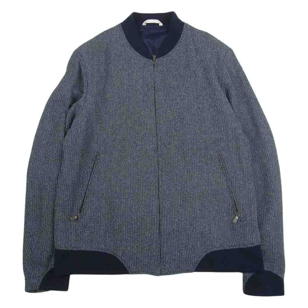 Paul Smith ポール・スミス PC-KS-52669 COLLECTION コレクション メッシュニット ブルゾン ジャケット サイズXL ネイビー系 XL【中古】