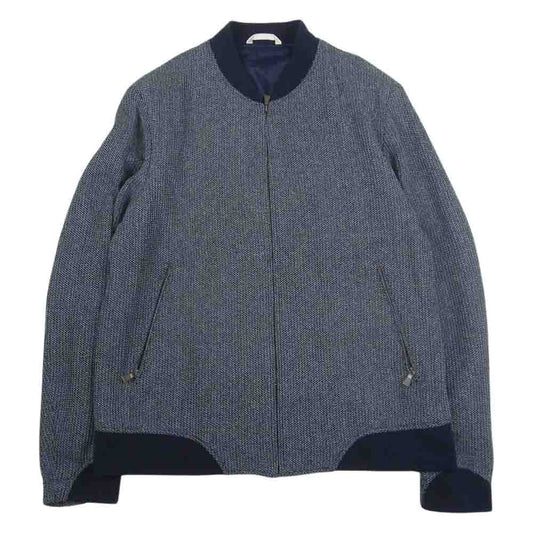 Paul Smith ポール・スミス PC-KS-52669 COLLECTION コレクション メッシュニット ブルゾン ジャケット サイズXL ネイビー系 XL【中古】