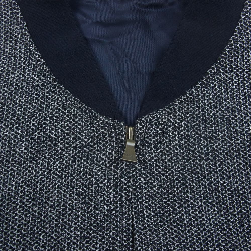 Paul Smith ポール・スミス PC-KS-52669 COLLECTION コレクション メッシュニット ブルゾン ジャケット サイズXL ネイビー系 XL【中古】