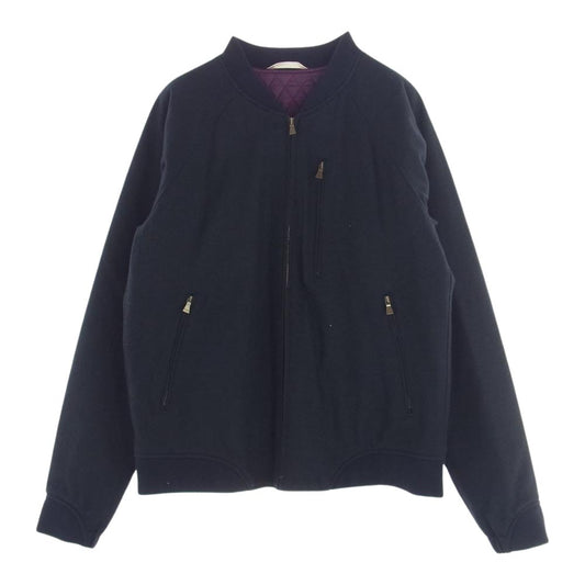 Paul Smith ポール・スミス PC-KS-62397 COLLECTION コレクション 裏地中綿キルティング ウール ブルゾン ジャケット サイズXL ネイビー系 XL【中古】