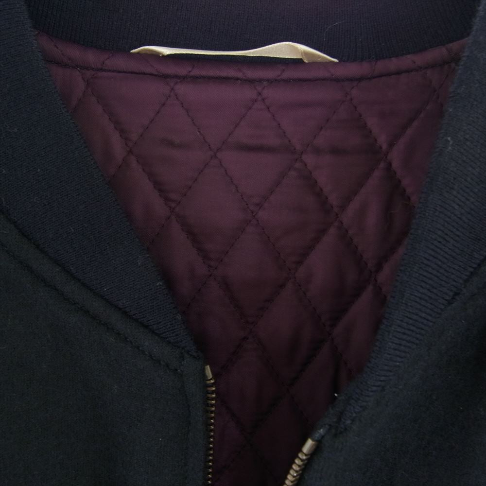 Paul Smith ポール・スミス PC-KS-62397 COLLECTION コレクション 裏地中綿キルティング ウール ブルゾン ジャケット サイズXL ネイビー系 XL【中古】