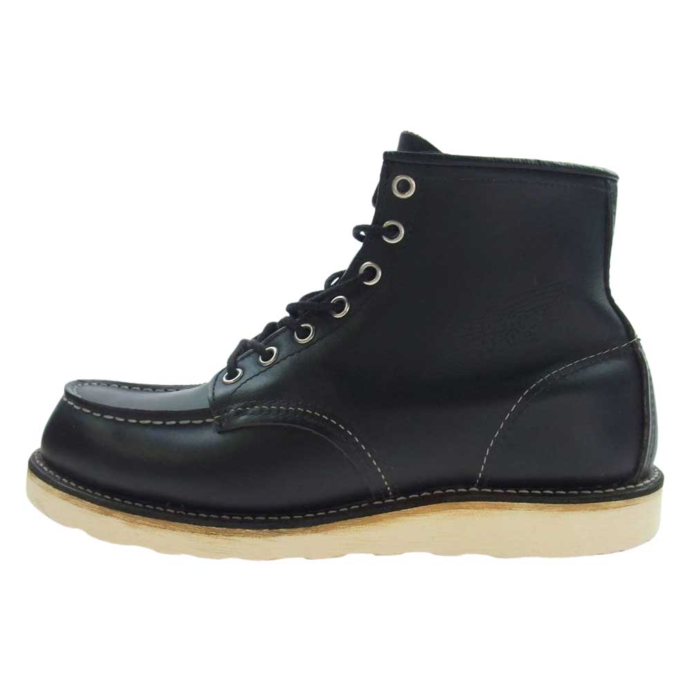 RED WING レッドウィング 8130 IRISH SETTER Moc toe アイリッシュセッター モックトゥ ワーク ブーツ ブラック系 US7.5【中古】