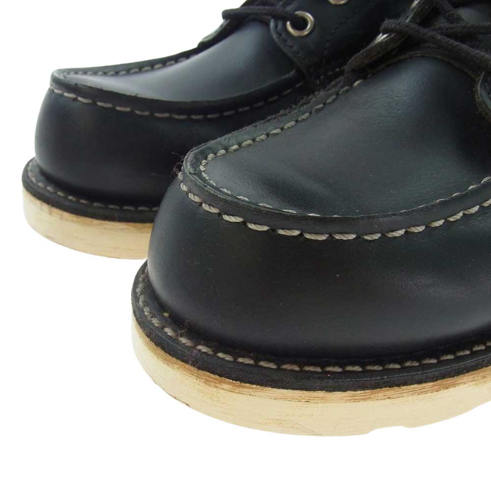 RED WING レッドウィング 8130 IRISH SETTER Moc toe アイリッシュセッター モックトゥ ワーク ブーツ ブラック系 US7.5【中古】