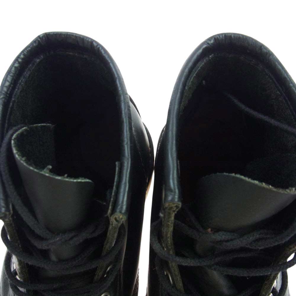 RED WING レッドウィング 8130 IRISH SETTER Moc toe アイリッシュセッター モックトゥ ワーク ブーツ ブラック系 US7.5【中古】