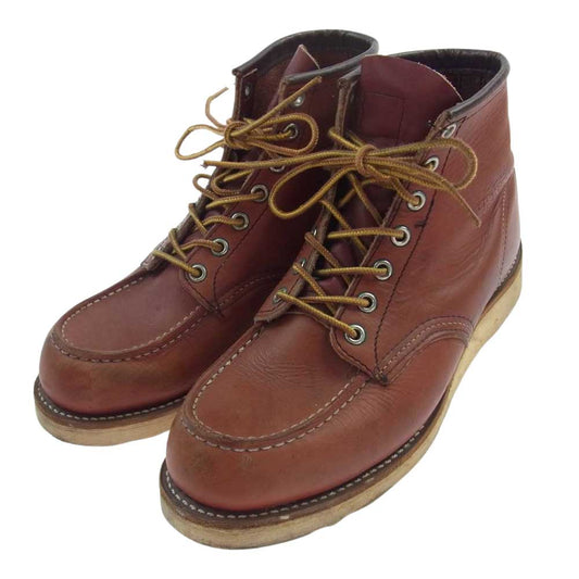 RED WING レッドウィング 8875 CLASSIC MOC クラシック モックトゥ ブーツ オレンジブラウン系 7.5E【中古】