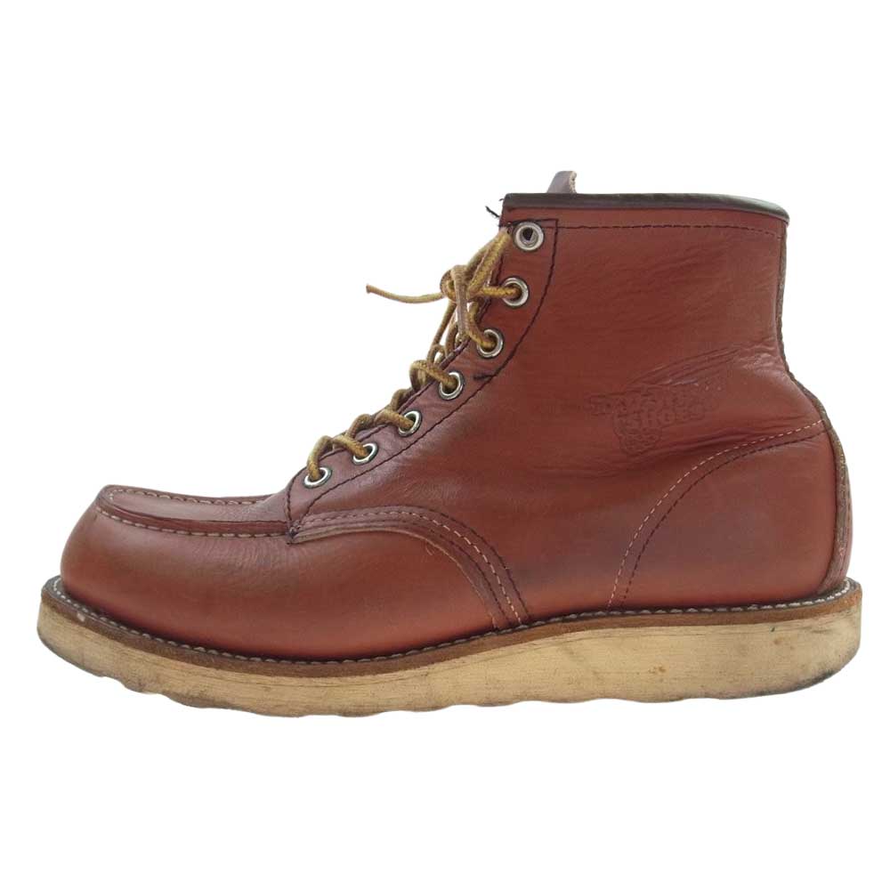RED WING レッドウィング 8875 CLASSIC MOC クラシック モックトゥ ブーツ オレンジブラウン系 7.5E【中古】