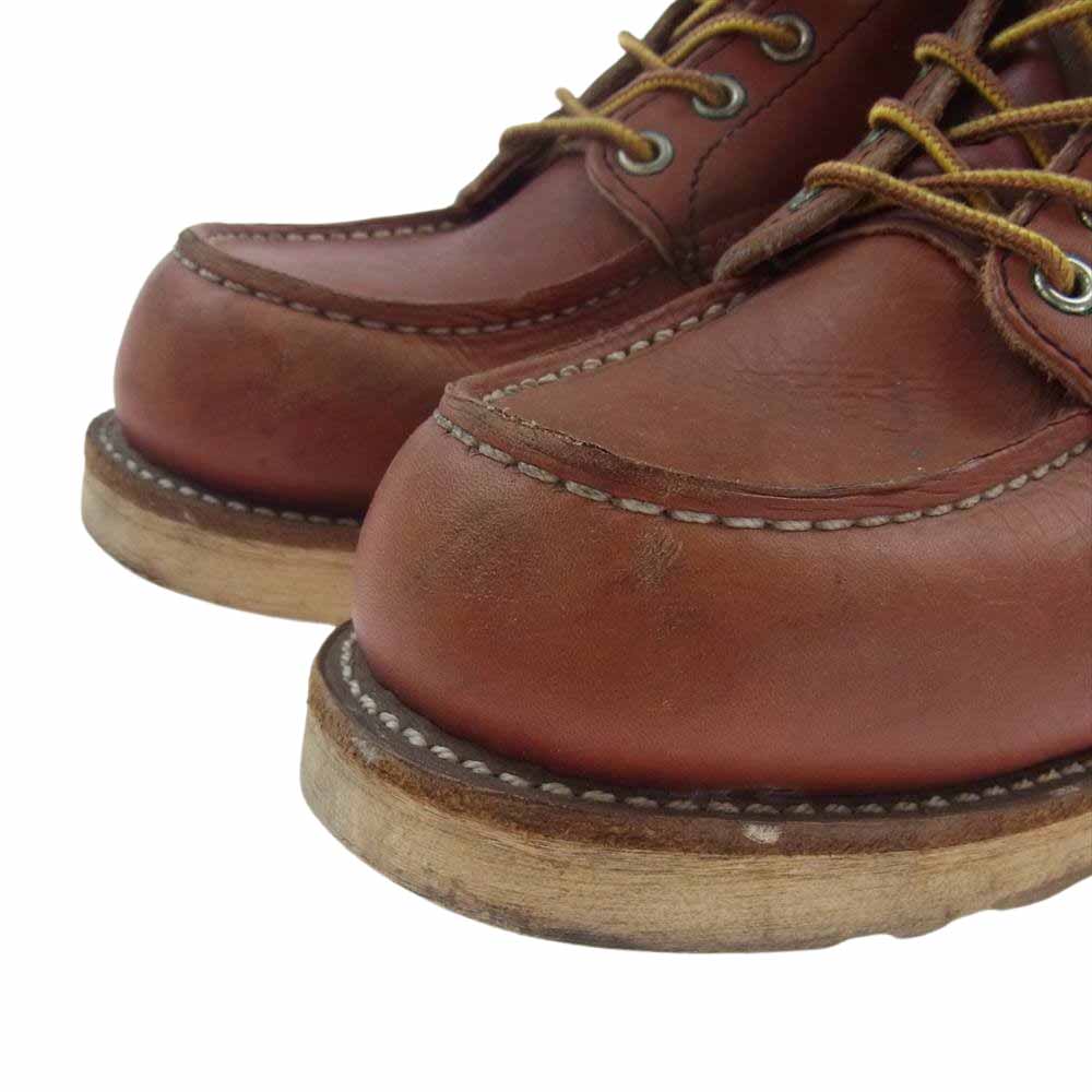 RED WING レッドウィング 8875 CLASSIC MOC クラシック モックトゥ ブーツ オレンジブラウン系 7.5E【中古】