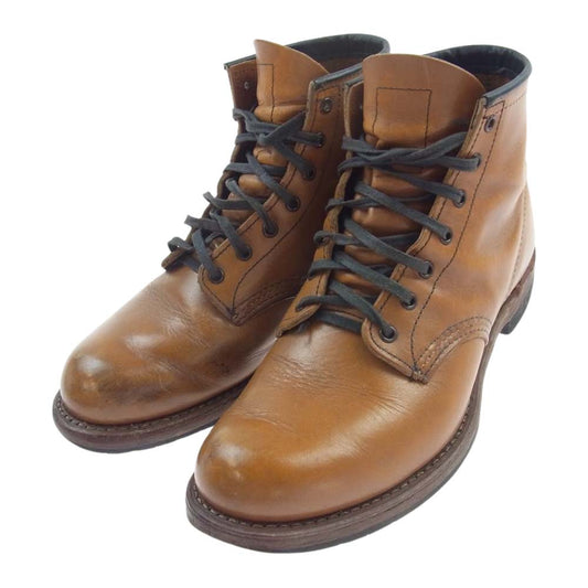 RED WING レッドウィング 9013 BECKMAN ROUND BOOTS ベックマン プレーントゥ ブーツ ブラウン系 25.5cm（USA 7.5インチ）【中古】