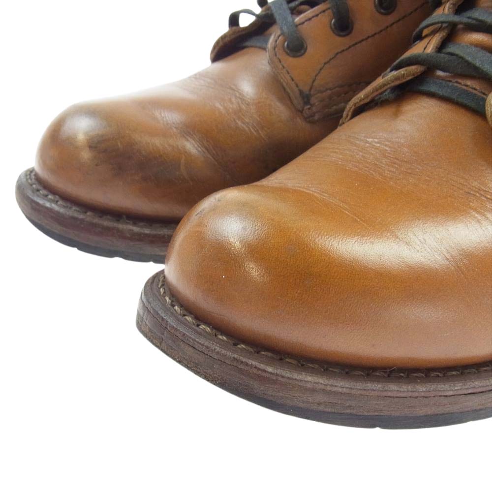 RED WING レッドウィング 9013 BECKMAN ROUND BOOTS ベックマン プレーントゥ ブーツ ブラウン系 25.5cm（USA 7.5インチ）【中古】
