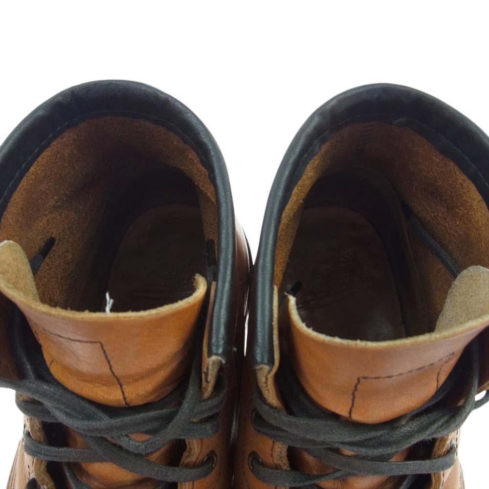 RED WING レッドウィング 9013 BECKMAN ROUND BOOTS ベックマン プレーントゥ ブーツ ブラウン系 25.5cm（USA 7.5インチ）【中古】