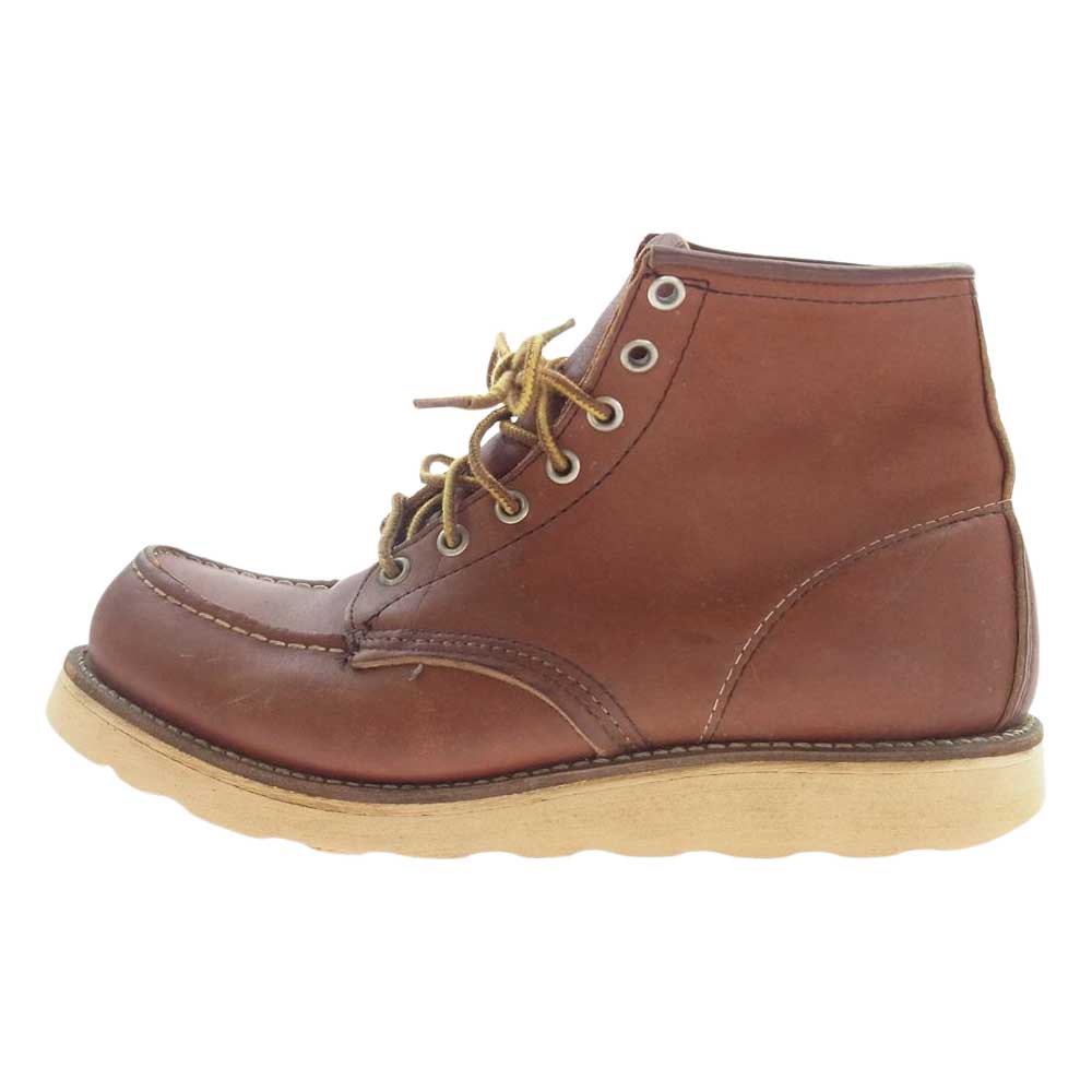 RED WING レッドウィング 875 USA製 90s 90年製 四角犬タグ WORK BOOTS  ワーク ブーツ ブラウン系 7.5D【中古】