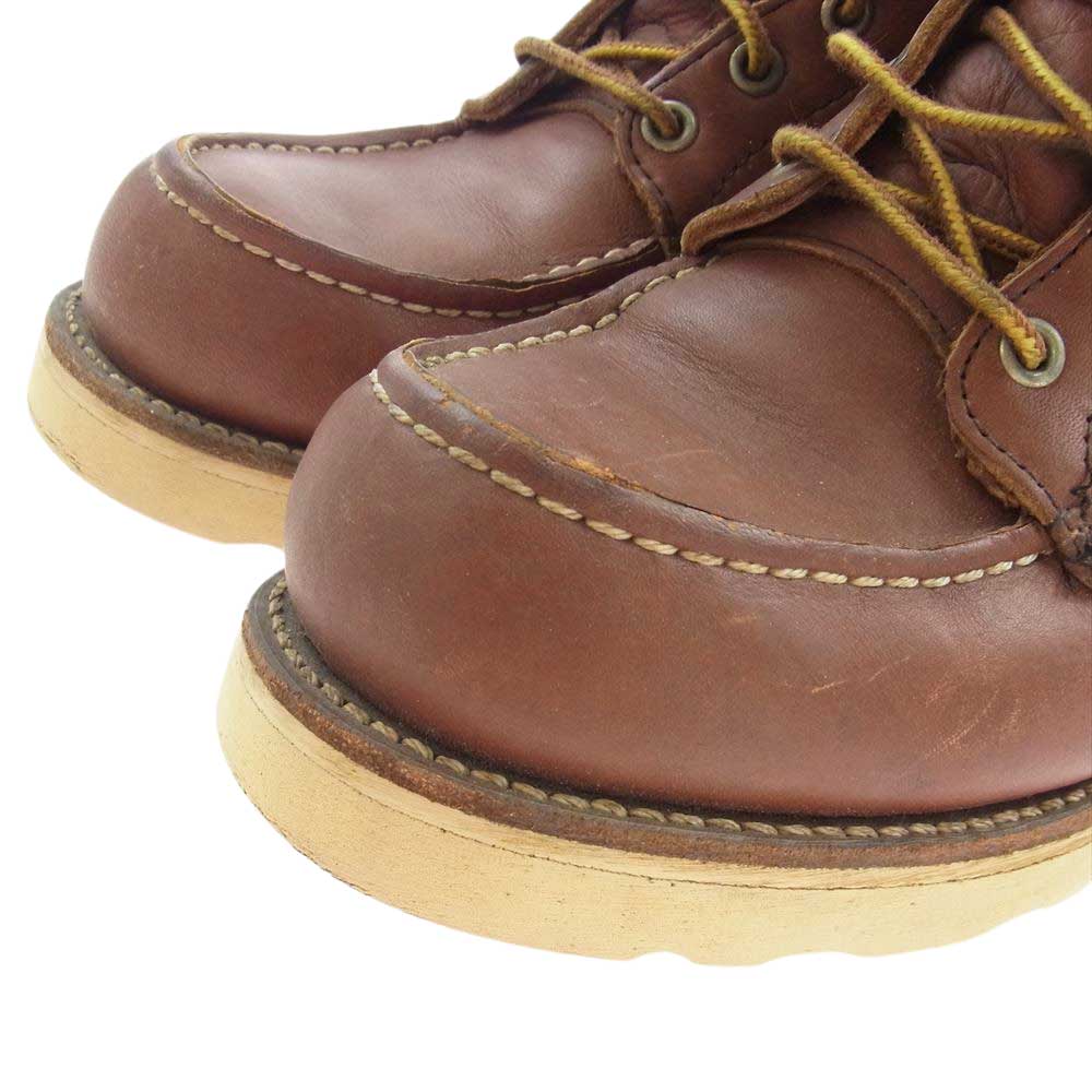 RED WING レッドウィング 875 USA製 90s 90年製 四角犬タグ WORK BOOTS  ワーク ブーツ ブラウン系 7.5D【中古】