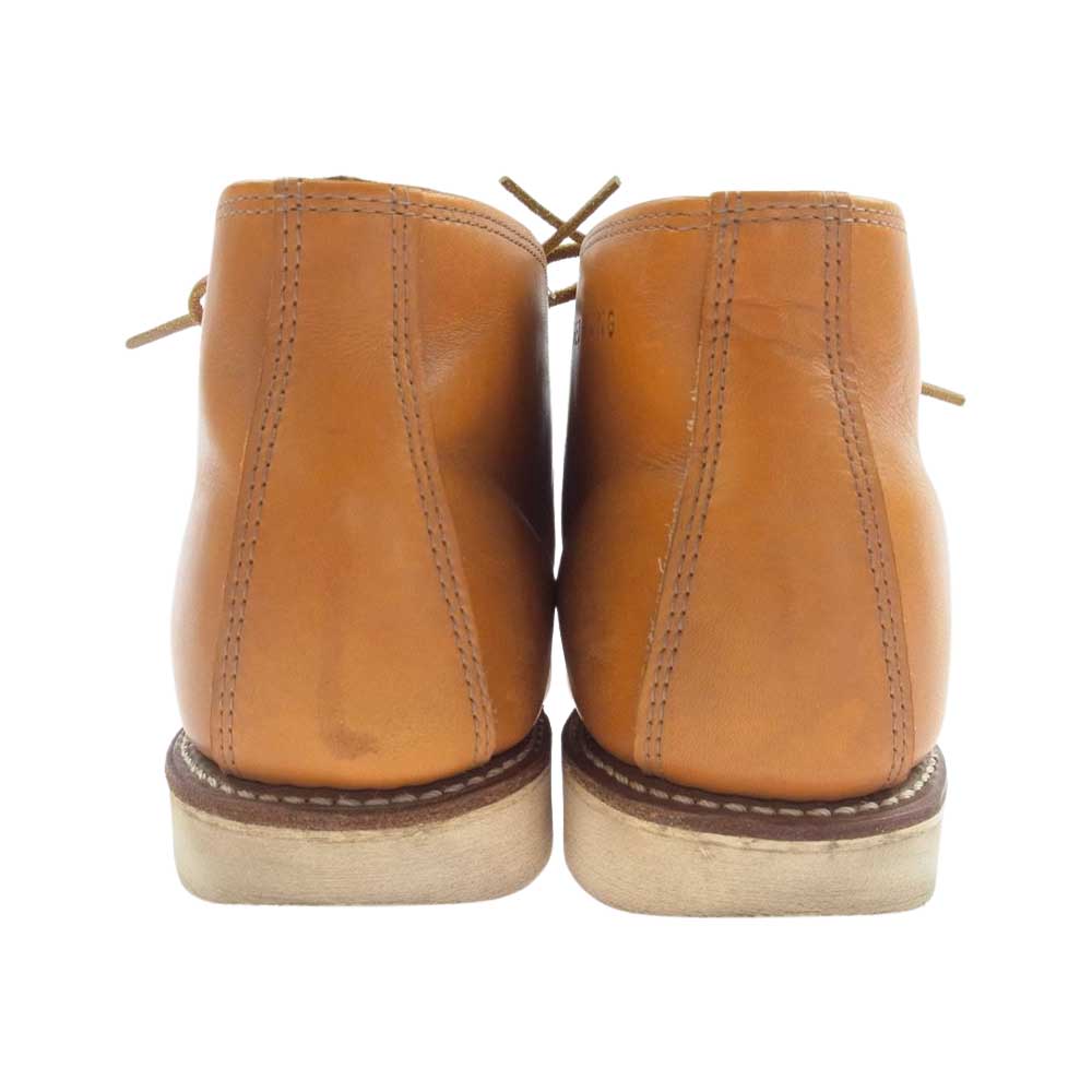 RED WING レッドウィング 9853 四角犬タグ IRISH SETTER CHUKKA アイリッシュ セッター チャッカ ブーツ FS ファクトリーセカンド  ブラウン系 8D【中古】