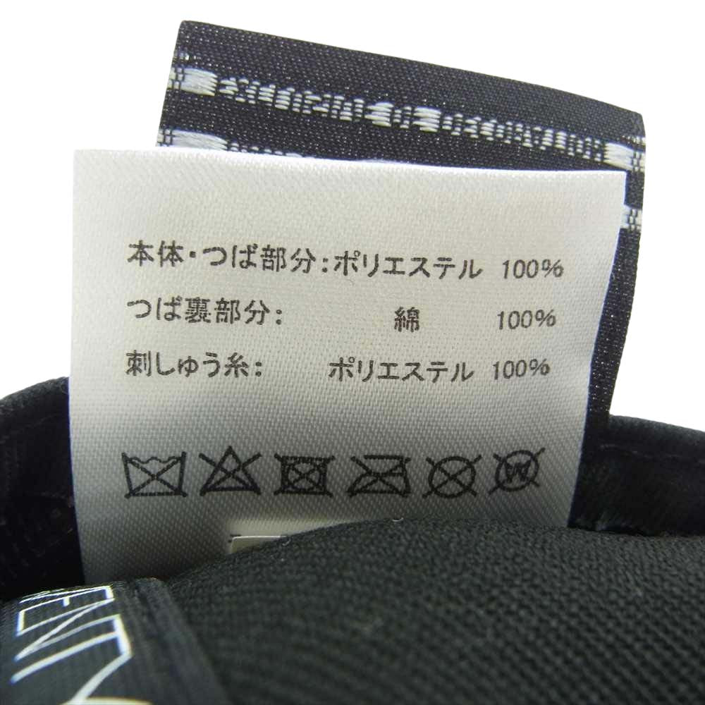 ファセッタズム 23AW 205791-23181 × New Era ニューエラ ブラック シャークテイルアンダーバイザー 59Fifty キャップ 帽子 ロゴ刺繍 ブラック系【中古】