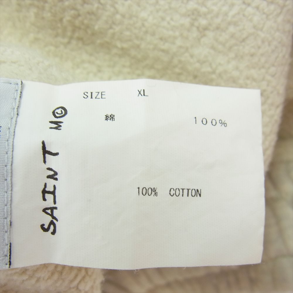 SAINT MICHAEL セントマイケル 22SS SM-S22-0000-071 × Vlone ヴィーロン Sweat Shorts スウェット ショーツ ハーフ パンツ  ベージュ系 XL【中古】