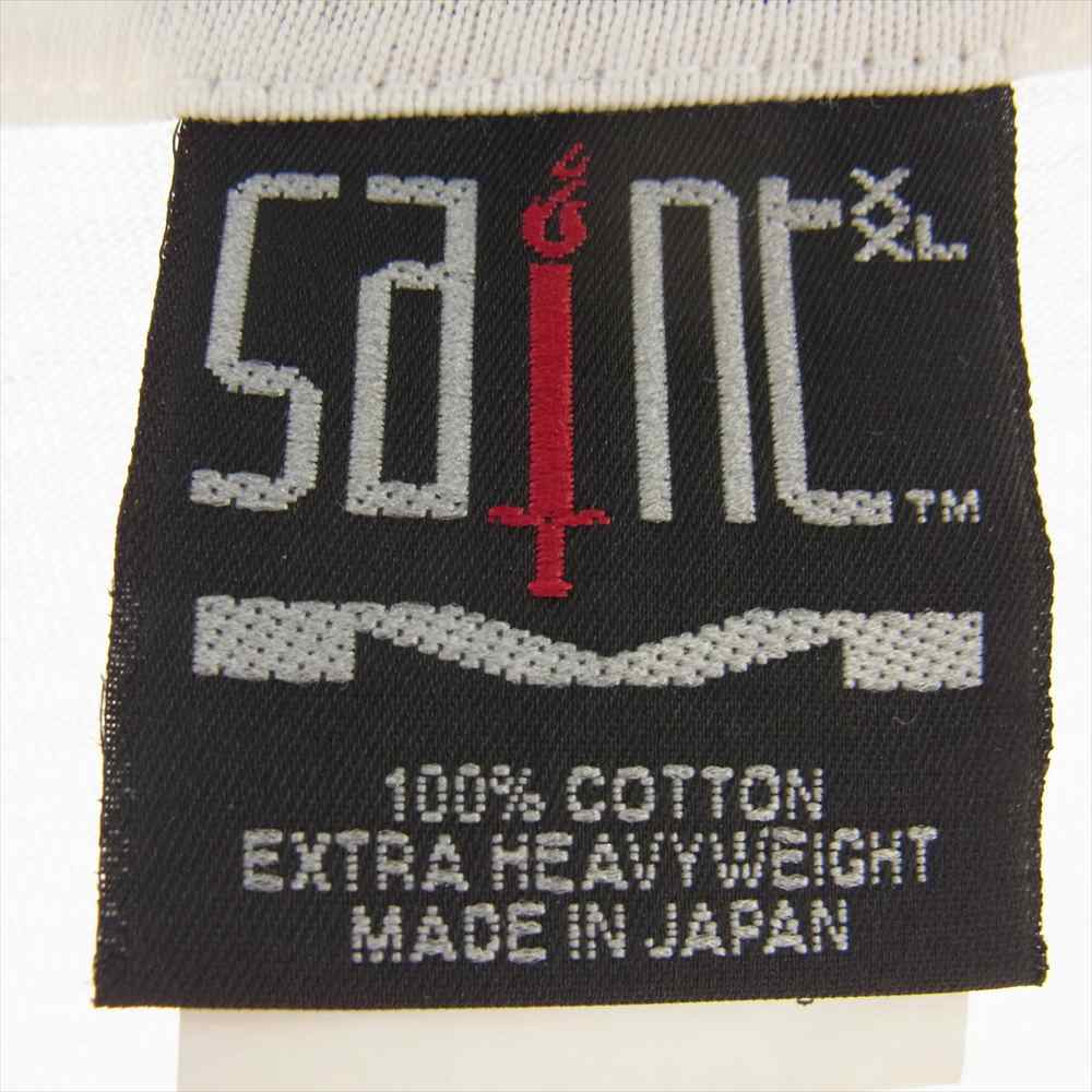 SAINT MICHAEL セントマイケル 23AW SM-A23-0000-C19 × KOSUKE KAWAMURA KK LS TEE COMPLICATED コンプリケイテッド ロングスリーブ 長袖 Tシャツ ロンT ホワイト系 XXL【中古】