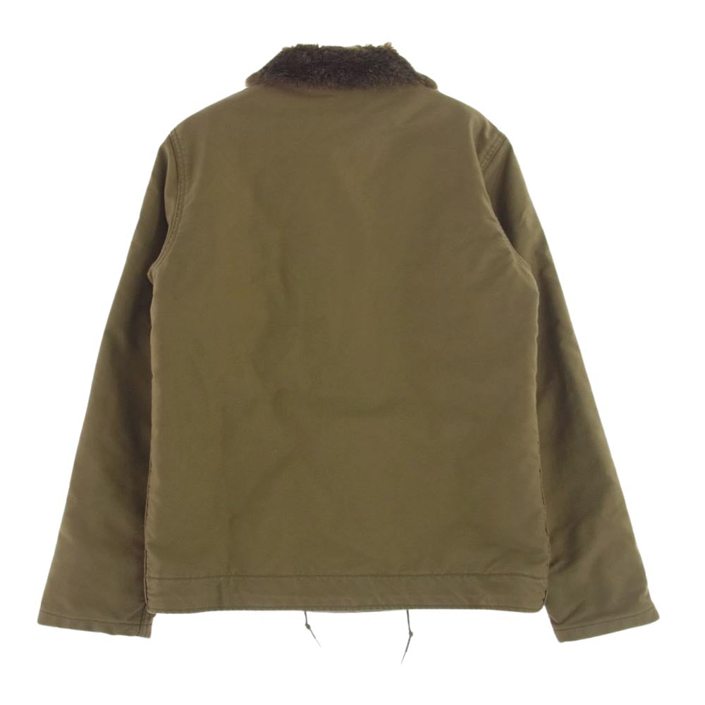 ALPHA アルファ TYPE N-1 DECK JACKET デッキ ジャケット ベージュ ベージュ系 M【中古】