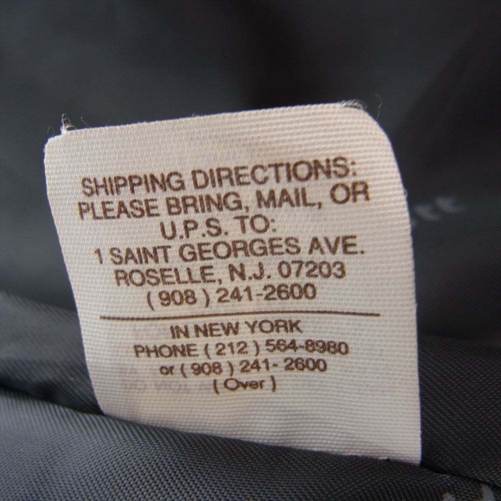 schott ショット 641 スタンドカラー レザー シングル ライダース ジャケット ブラック系 34【中古】