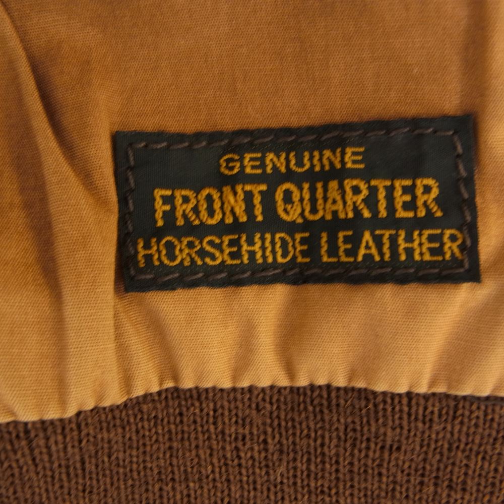 Pherrow's フェローズ TYPE A-2 ホースハイド フライト ジャケット ブラウン系 40【中古】