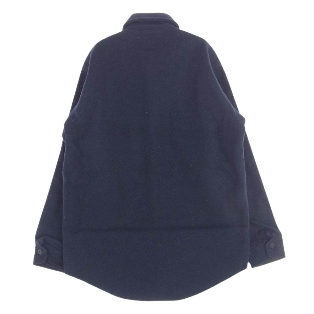 メルトン USA製 CPO ジャケット シャツ ネイビー系 M【中古】