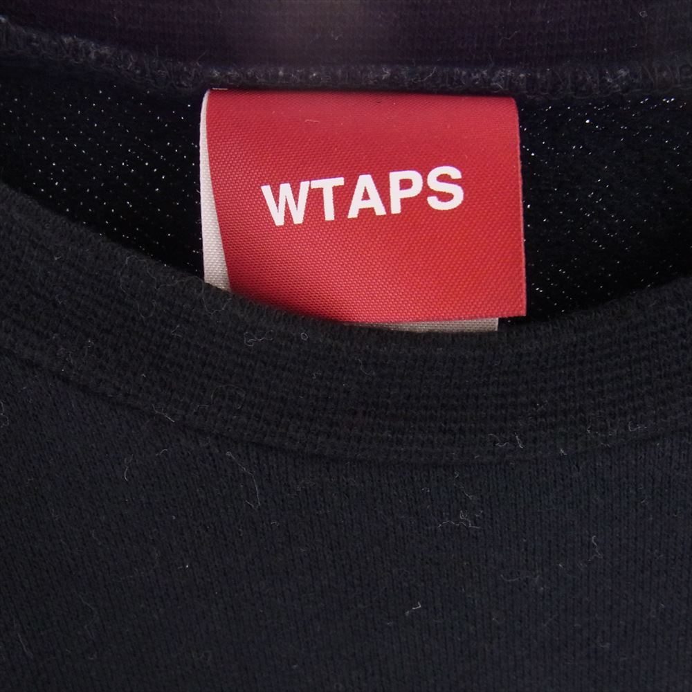 WTAPS ダブルタップス SCREEN WTAPS 17 VUA プリント スウェット ブラック系 XL【中古】