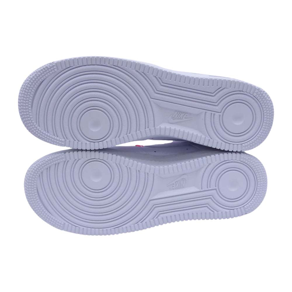 Supreme シュプリーム CU9255-100 × NIKE ナイキ AIR FORCE 1 エアフォース スニーカー  ホワイト系 26cm【極上美品】【中古】