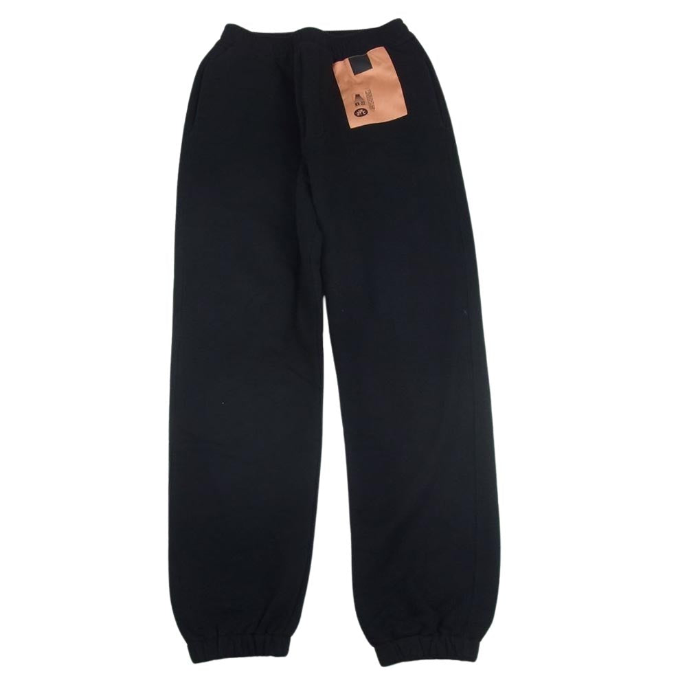 オーエーエムシー 22AW 22A28OAJ27 ウエストドローストリング ロゴパッチ スウェットパンツ ブラック系 M【中古】