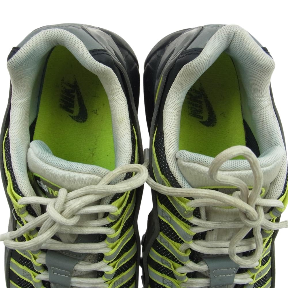 NIKE ナイキ AIR MAX 95 エアマックス NDSTRKT NEON YELLOW インデストラクト ネオンイエロー スニーカー グレー系 26.5ｃｍ【中古】