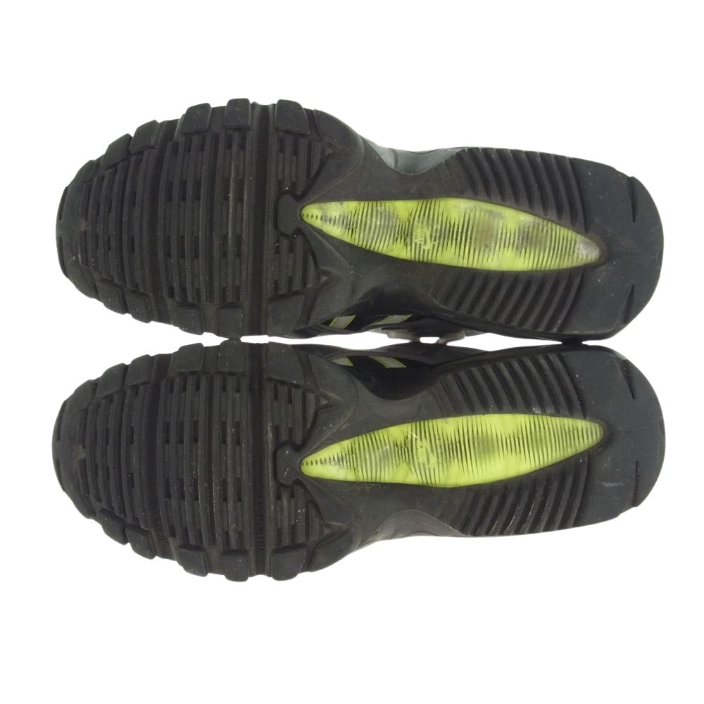 NIKE ナイキ AIR MAX 95 エアマックス NDSTRKT NEON YELLOW インデストラクト ネオンイエロー スニーカー グレー系 26.5ｃｍ【中古】