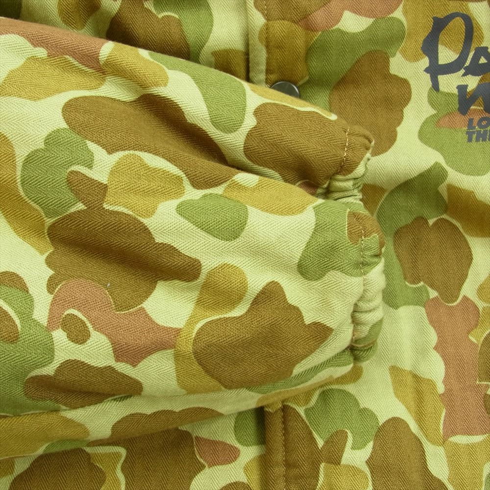 Psicom サイコム DUCKHUNTER CAMO COACH JACKET ダックハンターカモ コーチ ジャケット カーキ系【美品】【中古】