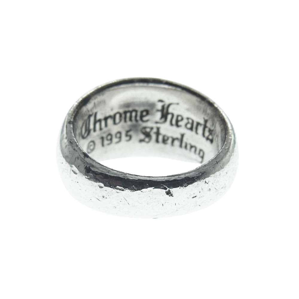 CHROME HEARTS クロムハーツ（原本無） HEART IN BAND ハートインバンドリング シルバー系 19号【中古】