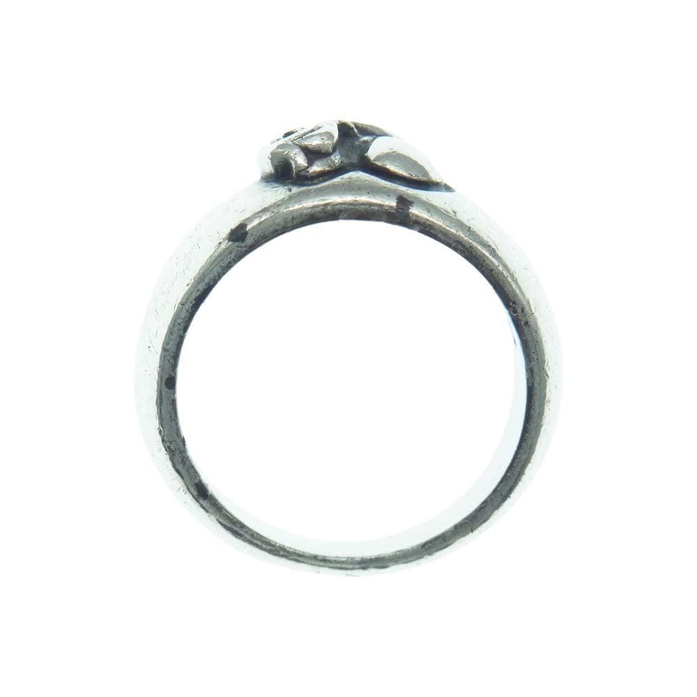 CHROME HEARTS クロムハーツ（原本無） HEART IN BAND ハートインバンドリング シルバー系 19号【中古】
