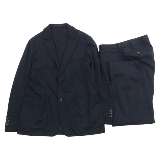 TOMORROWLAND トゥモローランド イタリアREDA社生地使用 REDA ACTIVE ウールジャージー セットアップ スーツ ブラック系 44【中古】