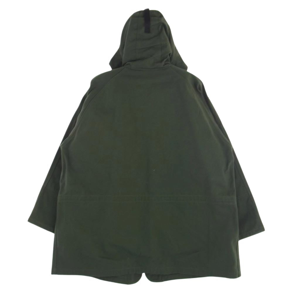 ランデヴーオーグローブ 192SP004 ライナー付き ダック モッズコート グリーン系 2【美品】【中古】