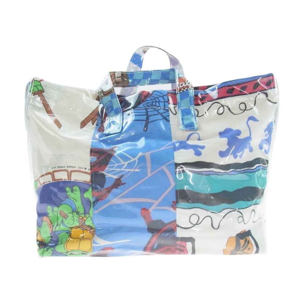 COMME des GARCONS コムデギャルソン 18AW W26611 SHIRT シャツ PVC TOTE DED SHEETS トート バッグ マルチカラー系【中古】