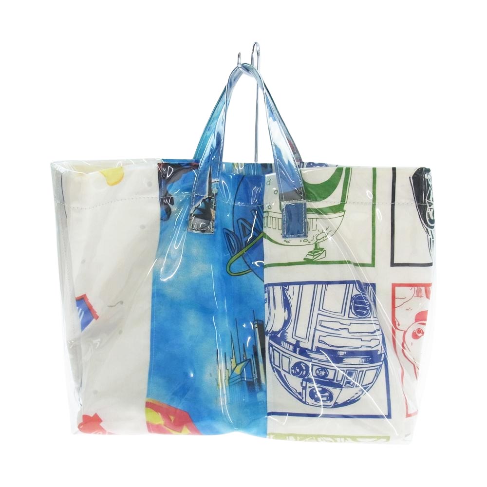 COMME des GARCONS コムデギャルソン 18AW W26611 SHIRT シャツ PVC TOTE DED SHEETS トート バッグ マルチカラー系【中古】