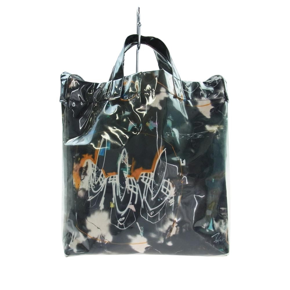 COMME des GARCONS コムデギャルソン 20AW W28611 × FUTURA フューチュラ SHIRT シャツ PVC グラフィティ ショルダー トート バッグ マルチカラー系【中古】