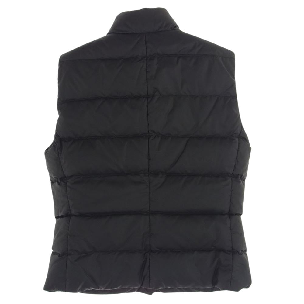 MONCLER モンクレール 48342-50-68959 CLASSE 1 ダウン ベスト ロゴ ワッペン ブラック系【中古】