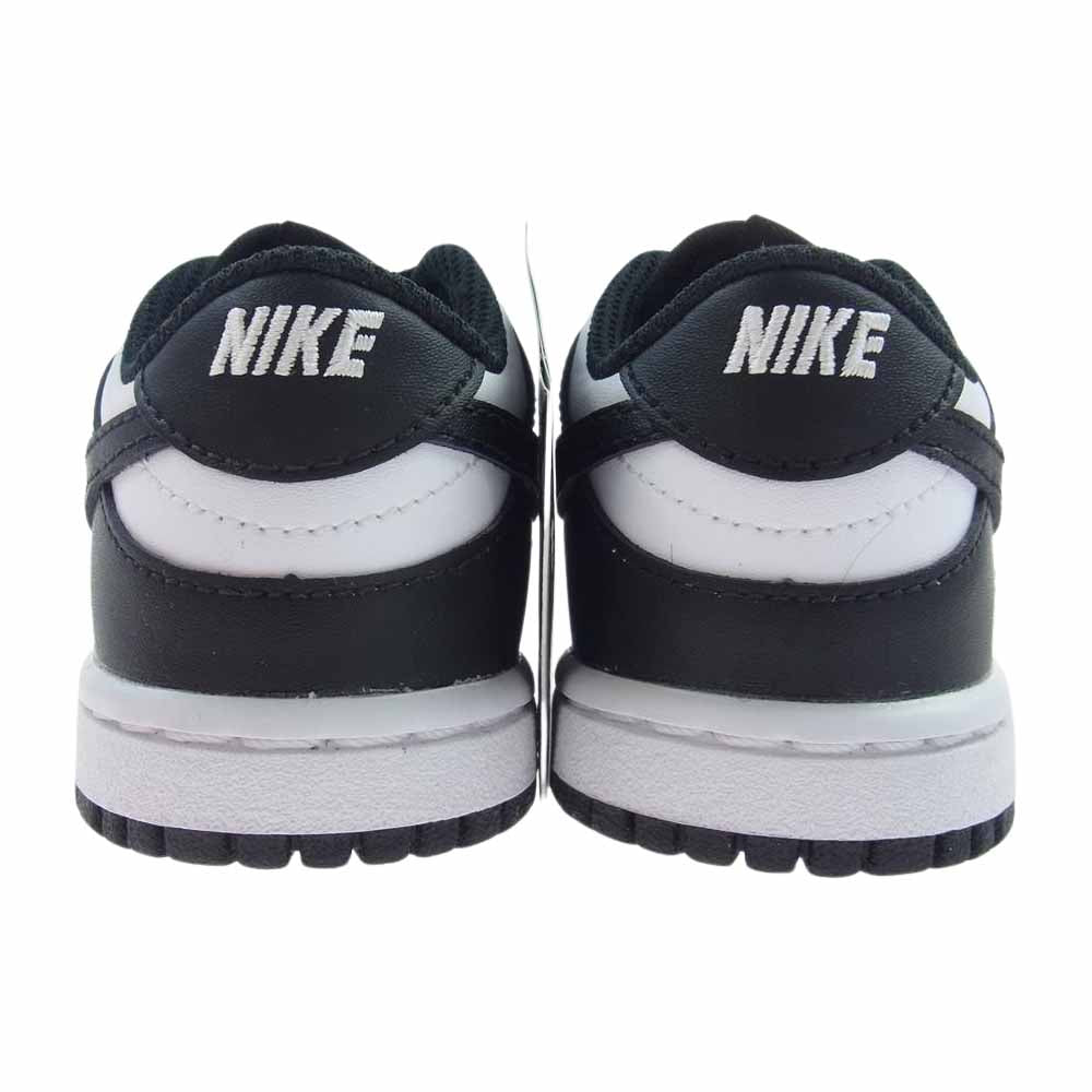 NIKE ナイキ CW1589-100 TD Dunk Low White Black ダンク ロー ホワイト ブラック キッズ スニーカー ブラック系 ホワイト系 13cm【新古品】【未使用】【中古】