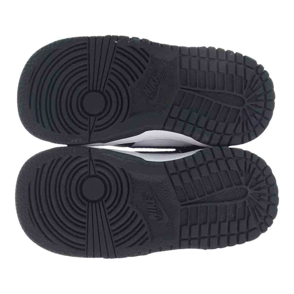 NIKE ナイキ CW1589-100 TD Dunk Low White Black ダンク ロー ホワイト ブラック キッズ スニーカー ブラック系 ホワイト系 13cm【新古品】【未使用】【中古】